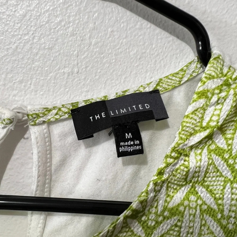 The Limited Green & White Printed Tank Top - Medium - Picture 5 of 5